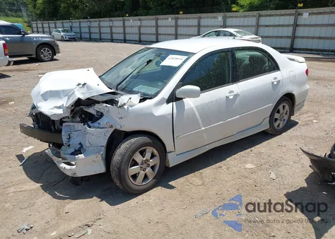 2007 Toyota Corolla S из США, поврежденный, VIN 2T1BR32E57C789349